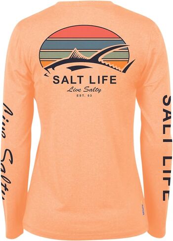 Salt Life Women's Tuna Tribe Long Sleeve Performance Tee in Saudi Arabia