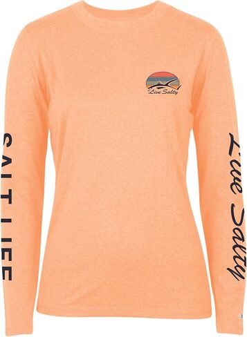 Salt Life Women's Tuna Tribe Long Sleeve Performance Tee in Saudi Arabia