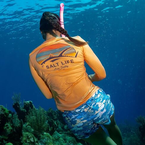 Salt Life Women's Tuna Tribe Long Sleeve Performance Tee in Saudi Arabia