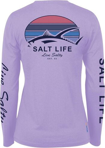 Salt Life Women's Tuna Tribe Long Sleeve Performance Tee in Saudi Arabia