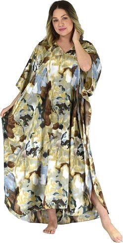 Up2date Fashion Women's Classic Satin Caftan/Kaftan in Saudi Arabia