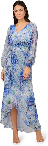 Adrianna Papell Women's Long Printed Gown in Saudi Arabia
