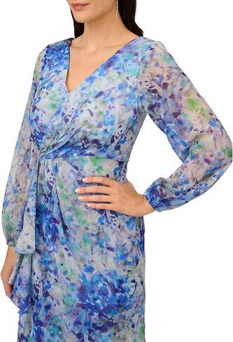 Adrianna Papell Women's Long Printed Gown in Saudi Arabia