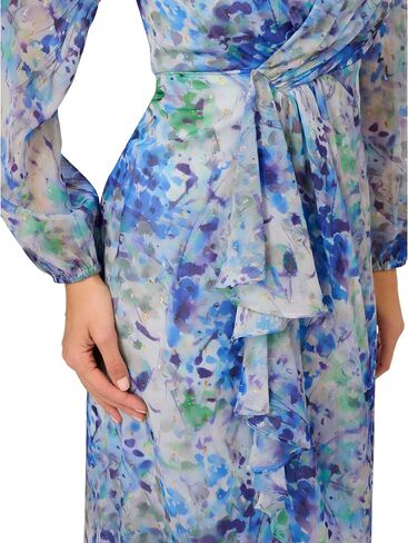 Adrianna Papell Women's Long Printed Gown in Saudi Arabia