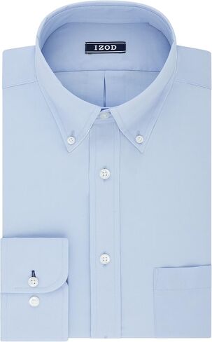 IZOD mens Regular Fit Stretch Solid Button Down Collar Dress Shirt, Water Mill, 18 -18.5 Neck 36 -37 Sleeve XX-Large US in Saudi Arabia