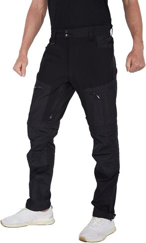 fit space Men's Reinforced Hiking Pants Zip Off Convertible Cargo Pants Qucik Dry Stretch Vented in Saudi Arabia