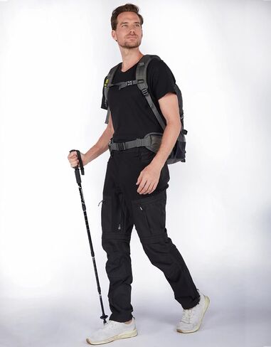 fit space Men's Reinforced Hiking Pants Zip Off Convertible Cargo Pants Qucik Dry Stretch Vented in Saudi Arabia