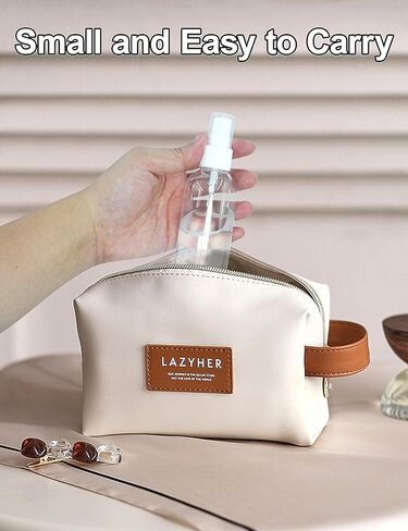 Spray Bottles, 2oz/50ml Clear Empty Fine Mist Plastic Mini Travel Bottle Set, Travel Sized Spray Bottles for Toners, Face & Hair Mist with 2 Funnels and 6pcs Labels (6 Pack) in Kuwait