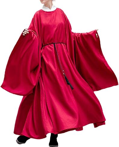 Adult Traditional Hanfu Wide Sleeve Round Neck Gown Ming Dynasty Ancient Chinese Costume in Saudi Arabia