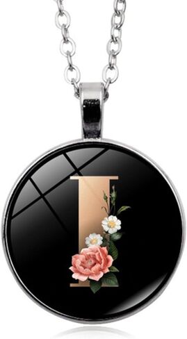 Initial Letter Necklaces A-Z Pendant Necklace Gift for Women Mothers Day Birthday Teen Girls in Saudi Arabia