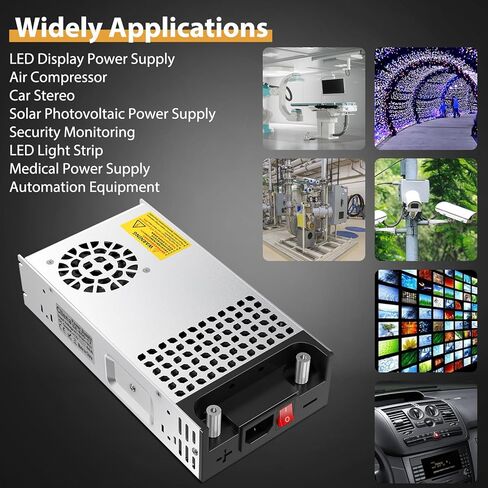 محول Cllena AC إلى DC، 110 فولت تيار متردد إلى 12 فولت تيار مستمر، محول طاقة SMPS 30 أمبير 360 وات لـ RV، راديو/ستيريو السيارة، شريط LED، CCTV، شاشة LCD، مشروع كمبيوتر، طابعة ثلاثية الأبعاد in Kuwait