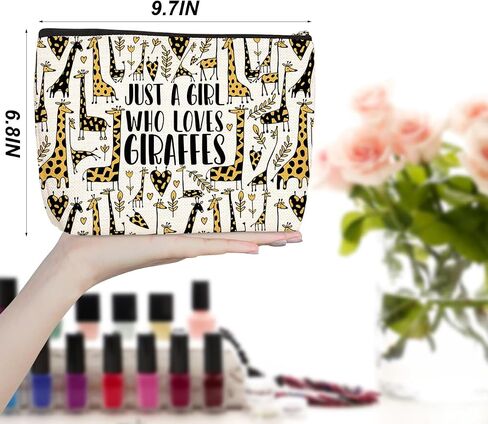 Cute Watercolor Dinosaur Makeup Bag Dinosaur Gifts Cosmetic Travel Bag Dinosaur Party Favors Decor Stuff for Dinosaur Lovers Women Girls Sister Best Friend Funny Skincare Bag for Christmas Birthday in Saudi Arabia