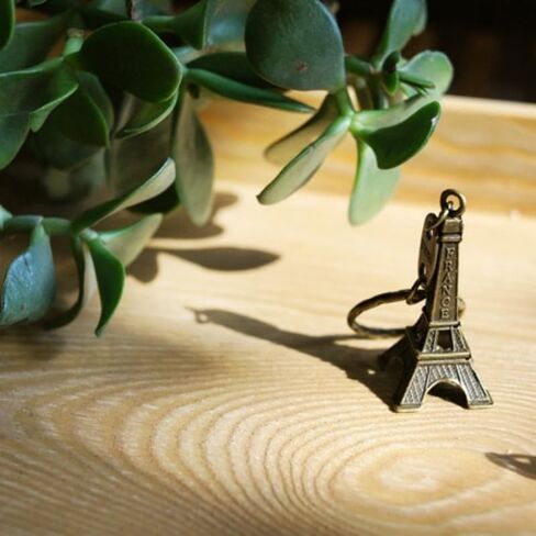 TANGMENGXI Eiffel Tower key chain favor Lovely decoration 3D souvenir Keychain, French souvenirs key rings in Saudi Arabia