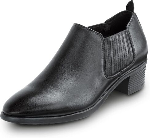 حذاء عمل SR Max Galena، نسائي، أسود، طراز Demi Boot ذو مقدمة ناعمة مقاوم للانزلاق in Kuwait