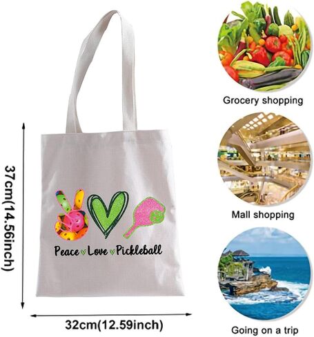 Pickleball Makeup Bag Pickleball Player Gift Pickleball Lover Gifts For Women Peace Love Pickleball Cosmetic Bag (Peace Love Pickleball) in Saudi Arabia