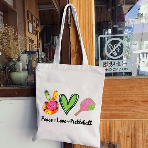 Pickleball Makeup Bag Pickleball Player Gift Pickleball Lover Gifts For Women Peace Love Pickleball Cosmetic Bag (Peace Love Pickleball) in Saudi Arabia