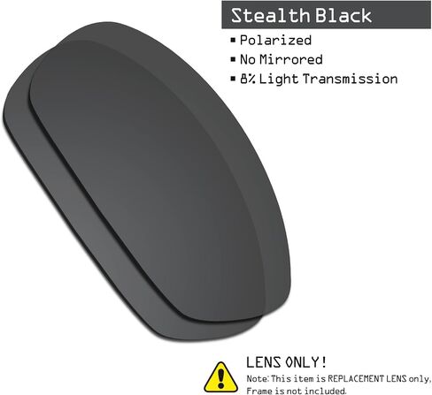 SmartVLT Men's Replacement Lenses/Earsocks/Nosepieces/Rubber Kits for Oakley Whisker Sunglass - More Options in Saudi Arabia