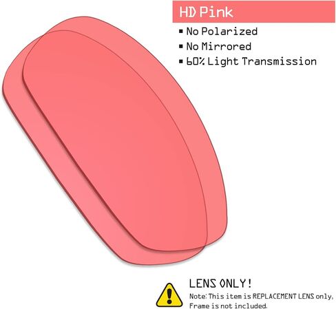 SmartVLT Men's Replacement Lenses/Earsocks/Nosepieces/Rubber Kits for Oakley Whisker Sunglass - More Options in Saudi Arabia