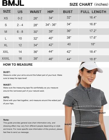 BMJL Womens Workout Tops Summer Crop Top Athletic Short Sleeve Gym Shirts with 1/4 Zipper in Saudi Arabia