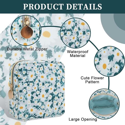 حقيبة مكياج وردية ساخنة، حقيبة مكياج صغيرة من النايلون، حقيبة مستحضرات تجميل صغيرة من بريبي، حقيبة مكياج صغيرة الحجم، حقيبة أدوات الزينة، محفظة بسحاب مقاومة للماء، حقيبة سفر للعملات المعدنية، حقيبة تخزين للمناديل الصحية للنساء والفتيات والمراهقات in Kuwait