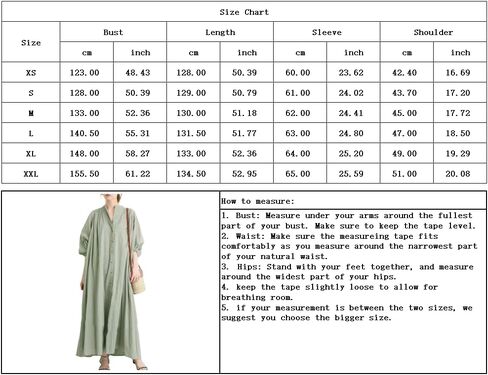 chouyatou Women's Loose Bishop Sleeve Maxi Shirt Dress Spring Summer Cotton Button Down Dress in Saudi Arabia