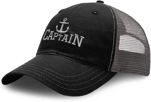 Richardson Trucker Mesh Hat Captain Boat B Embroidery Cotton Dad for Men & Women in Saudi Arabia