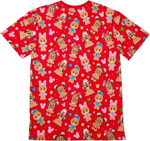 Loungefly DISNEY GINGERBREAD MICKEY AND FRIENDS UNISEX TEE 2XL in Saudi Arabia