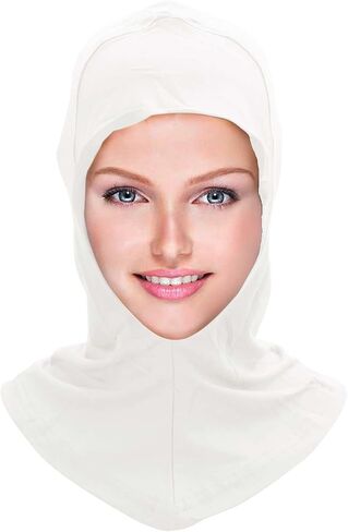 Modal Muslim Hijab Cap Soft Stretchy Solid Color Islamic Turban Full Head Neck Coverage Headwrap Scarfs for Women in Saudi Arabia