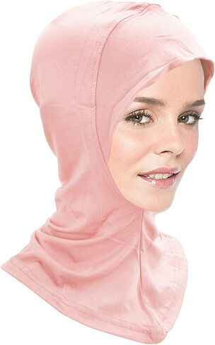 Modal Muslim Hijab Cap Soft Stretchy Solid Color Islamic Turban Full Head Neck Coverage Headwrap Scarfs for Women in Saudi Arabia