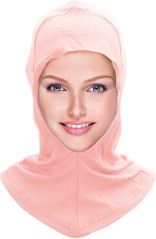 Modal Muslim Hijab Cap Soft Stretchy Solid Color Islamic Turban Full Head Neck Coverage Headwrap Scarfs for Women in Saudi Arabia