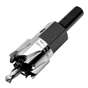 23mm HSS M2 Drill Bit Hole Saw for Metal, Steel, Iron, Alloy, Ideal for Electricians, Plumbers, DIYs, Metal Professionals