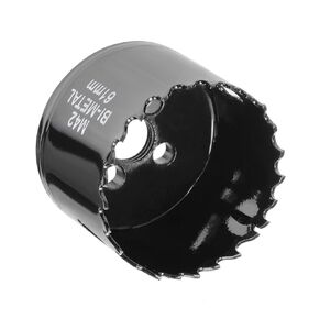 Bi-Metal Hole Saw, 71mm 2-13/16 Inch Dia Hole Saw, High Speed Steel Cutter - (Applications: for Wood Brass Zinc), 1-Pieces