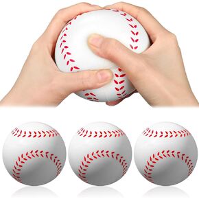 Syhood 4 Pcs 4 Inch Foam Basketball Stress Balls for Kids Adults Squeeze Sports Ball Pressure Anxiety Relief Balls Health Balls School Reward for Sports Party Favors
