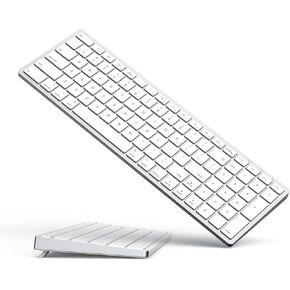 Yivandi Wireless Bluetooth Keyboard for Apple Mac OS – US QWERTY Layout, Scissor Keys Precise Typing, Rechargeable Battery, Extra-Long Working Time, Compatible with iMac/MacBook Pro/Mac Mini or iPad