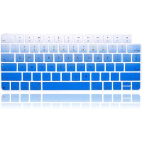 غطاء حماية للوحة المفاتيح من السيليكون لجهاز iMac 2021 أحدث لوحة مفاتيح سحرية مقاس 24 بوصة مع معرف اللمس (الطراز: A2449، إصدار 2021) ولوحة مفاتيح سحرية لاسلكية (الطراز: A2450، إصدار 2021)، قطة صغيرة