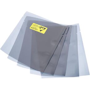 MECCANIXITY Anti Static Bags Shielding Bag 50pcs 5.5x7inch(14x18cm) Open Top with Labels for Hard Drive HDD SSD