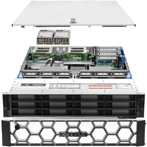 Dell PowerEdge R740xd Server 2X Gold 6226 2.70Ghz 24-Core 384GB H740P (Renewed)