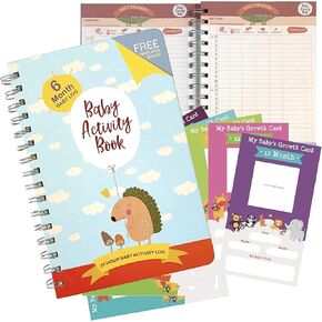 Baby Tracking Journal for Newborns (Boy Edition) - Baby Diary, Daily Activity Log, Developmental Milestones, Immunization Schedule, Health Record, Emergency Contacts, and More! - Made by Doctors for