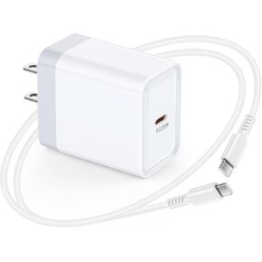 25W Samsung USB Type C Charger Fast Charging for iPhone 16 15, Android Phone USBC Charger Block for Google Pixel 9 Pro XL, 8 Pro,7 with 6FT USB C Charger Cord, iPhone Fast Charger Block Charging Cable
