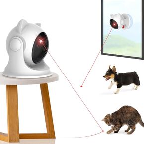Laser Cat Toys for Indoor Cats, Automatic Cat Laser Toy, Interactive Cat Toys for Bored Indoor Adult Cats/Kittens/Dogs