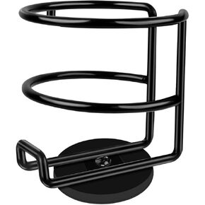 Magnetic Cup Holder SUS 304 Stainless Steel Magnetic Cup Caddy Magnet Drink Holder for Refrigerator Car School Bus Tractor Lawn Mower Black 1Pack