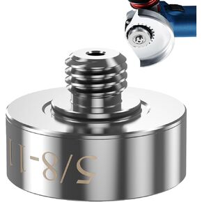 Grinder Lock to 5/8inch-11 Thread Adapter, Compatible for XLOCK Angle Grinder Cutting Blade, 304 Stainless Steel X Lock Grinder to 5/8inch-11 for 22.23mm Saw Blade Arbor