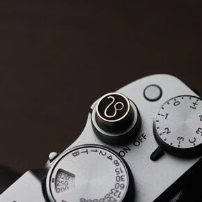 Twelve Constellations Pattern Camera shutter Button Compatible with Fujifilm X-Pro3 X-Pro2 X-T50 X-T4 X-T30 for Nikon for Rolleiflex (Pisces)