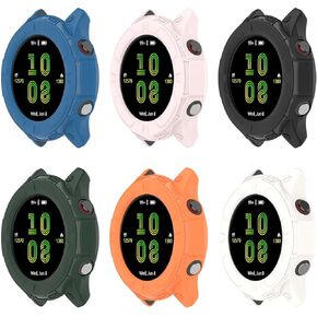 FitTurn Case Compatible with Garmin Forerunner 255s/Forerunner 255s Music 41mm Watch Case Sleeve Slim Designer Sleeve Protector Armor Anti-Scratch Bezel Silicone Band Cover Case