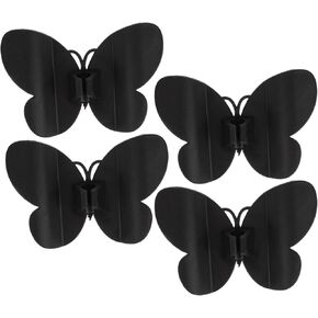 4pcs Butterfly Winder Cord Organizer Office Desk Organizer Cables Organizer Desk Cable Clips Adhesive Cord Holder Power Wire Clips Appliance Cord Winder Stick on Cord Organizers