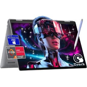 HP Envy 2-in-1 Laptop, 16" Wide Ultra XGA (1920 x 1200) Touchscreen, AMD Ryzen 5 8640HS - 8GB Memory, 2TB PCIe SSD, 5MP IR Camera, Windows 11 Home, w/Stylus