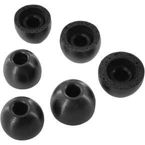 Memory Foam Eartips Replacement for Skullcandy Rail ANC/Push Active/Grind Fuel in-Ear Wireless Earbuds Earpad Ear Tips