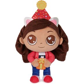 Gabby's Dollhouse, Celebration Series Cakey Cat Plushies, Stuffed Animal Kids Toys for Girls & Boys Ages 3 and Up