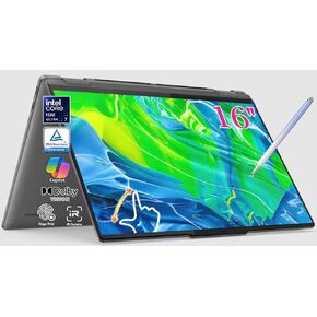 Lenovo Yoga 7i AI 2-in-1 Laptop, 16" WUXGA Touchscreen, Core Ultra 7 155U (Beats i7 1355U), Backlit, Thunderbolt 4, Wi-Fi 6E, BT5.3, Webcam, Win11 W/Stylus Pen (U7 155U|16GB|1TB SSD)