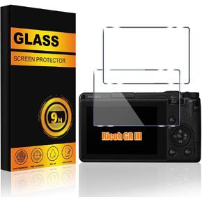 عبوتان من زجاج واقي شاشة الكاميرا الرقمية Ricoh GR III X/GR 3 X، واقي شاشة زجاجي مقوى ممتاز صلابة 9H مضاد للخدش وخالي من الفقاعات لكاميرا Ricoh GR III / GR3 الرقمية in Kuwait
